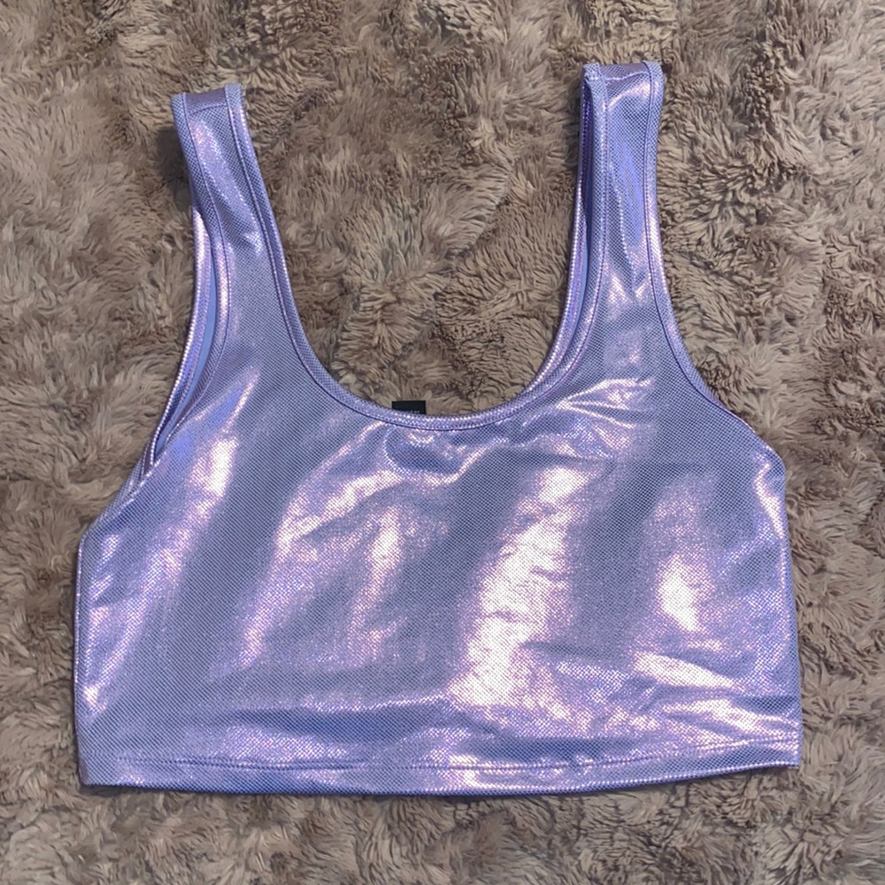 Forever 21 purple duo chrome tank. Worn once!